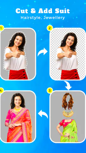 Traditional Girl Photo Suits - screenshot