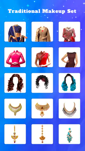 Traditional Girl Photo Suits - screenshot
