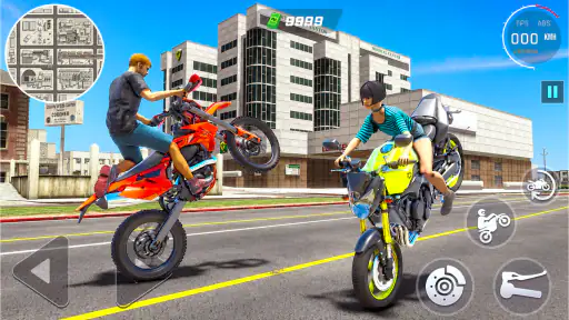 Traffic Bike: Wheelie Stunt screenshot