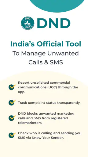TRAI DND screenshot