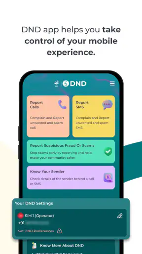 TRAI DND screenshot