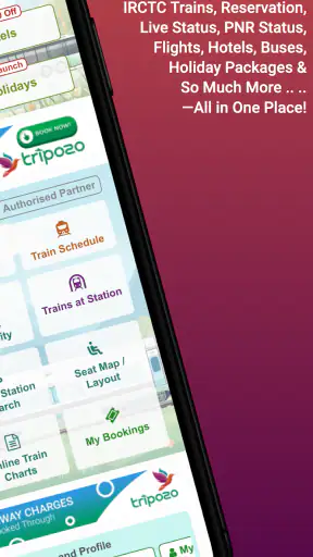 Tripozo: Train Flight & Travel screenshot