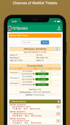 Tripozo: Train Flight & Travel screenshot