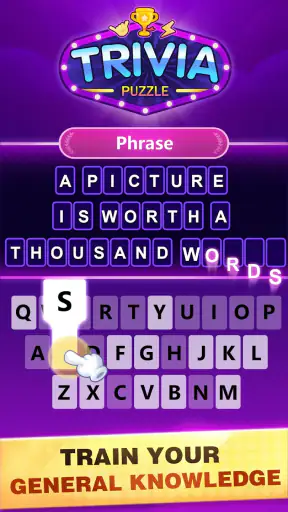 Trivia Puzzle - Quiz Word Game screenshot