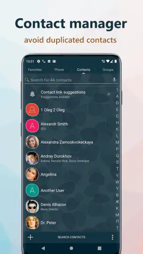 True Phone फोन डायलर और संपर्क screenshot