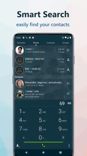 True Phone फोन डायलर और संपर्क screenshot