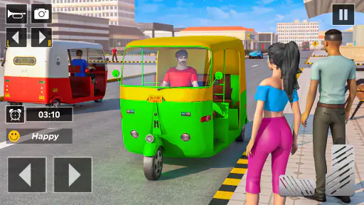 Tuk Tuk Auto Rickshaw Game screenshot