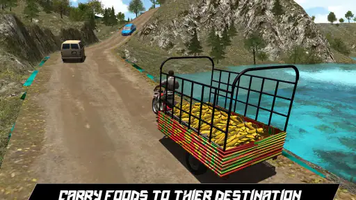 Tuk Tuk Rickshaw Food Truck 3D screenshot