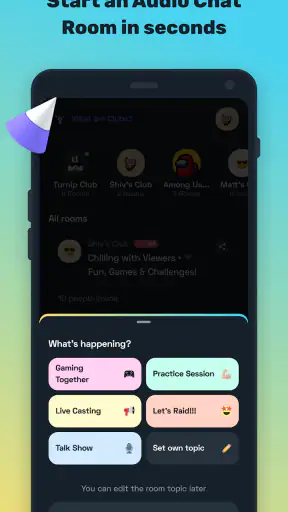 Turnip - Talk to friends screenshot