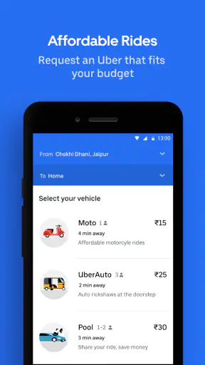 Uber Lite screenshot