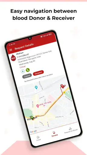 UBLOOD: Find Blood Donors screenshot