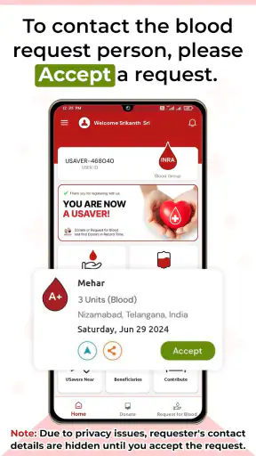 UBLOOD: Find Blood Donors screenshot
