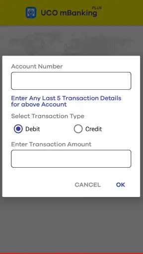 UCO mBanking Plus screenshot