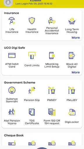 UCO mBanking Plus screenshot