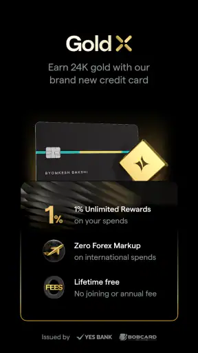 Uni : GoldX & NX Credit Card screenshot