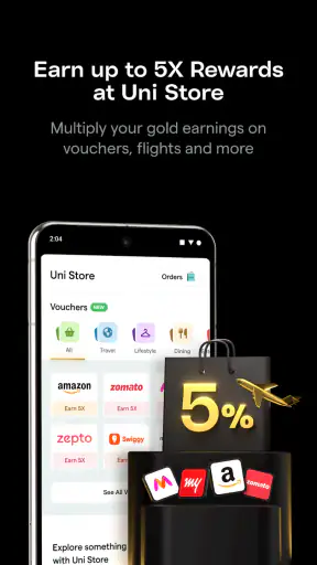 Uni : GoldX & NX Credit Card screenshot