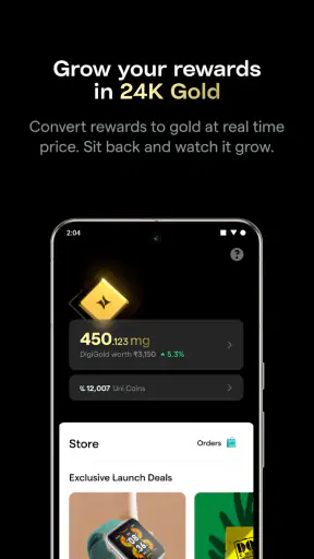 Uni : GoldX & NX Credit Card screenshot