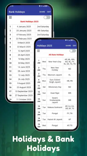 Urdu Calendar 2025 screenshot