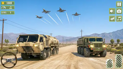 US Army Truck 3D Military Game screenshot