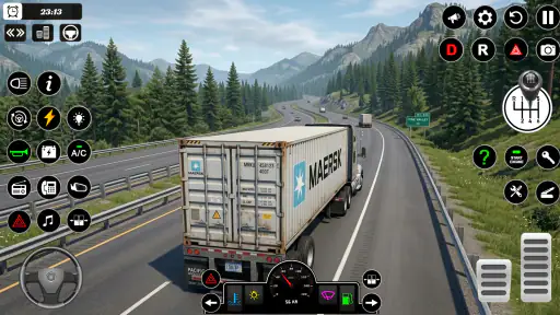 US Truck Driving Cargo Games screenshot
