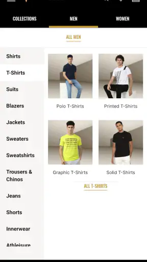 Van Heusen Online Shopping App screenshot