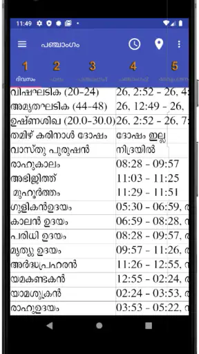Vedic Astrology Malayalam screenshot