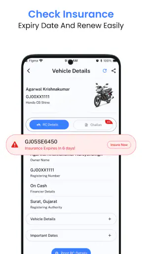 Vehicle Information App screenshot