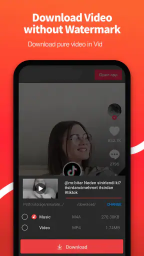 Vid-matè ऑल वीडियो डाउनलोडर screenshot