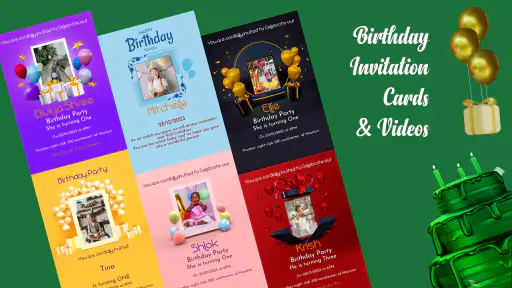 Video Invitation & Card Maker screenshot