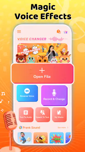 Voice Changer Sound Effects screenshot