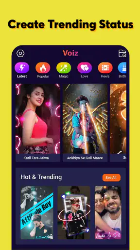 Voiz - Music Video Maker screenshot