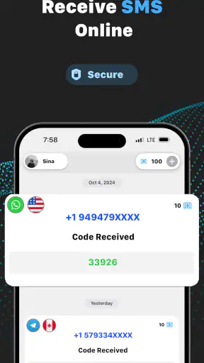 VSim - वर्चुअल एसएमएस screenshot