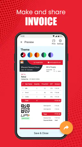 Vyapar Invoice Billing App screenshot