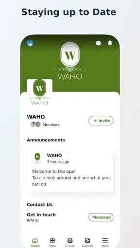 WAHO screenshot