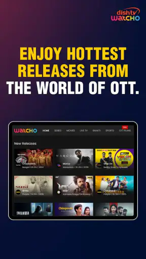 Watcho:Series,Movie,LiveTV,OTT screenshot