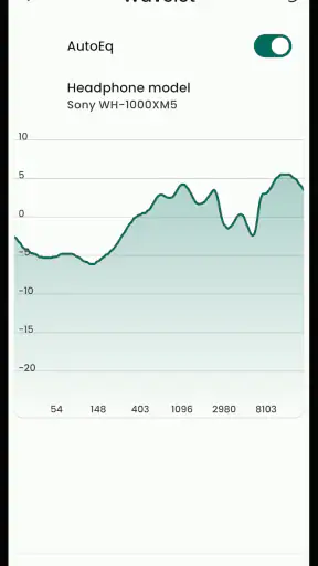 Wavelet: headphone specific EQ screenshot