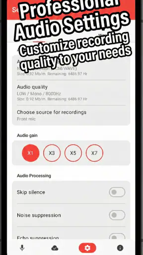Wear Audio Recorder screenshot