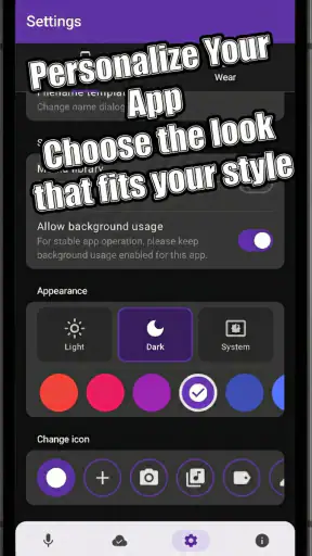 Wear Audio Recorder screenshot