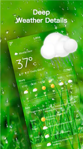 Weather app screenshot
