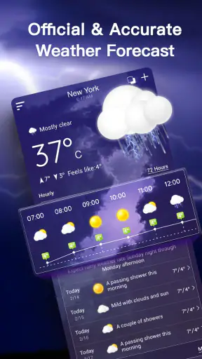 Weather app screenshot