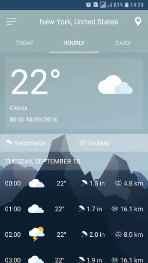 Weather Forecast screenshot