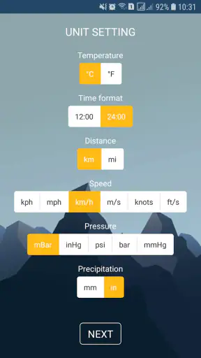 Weather Forecast screenshot