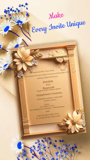 Wedding Invitation Maker screenshot