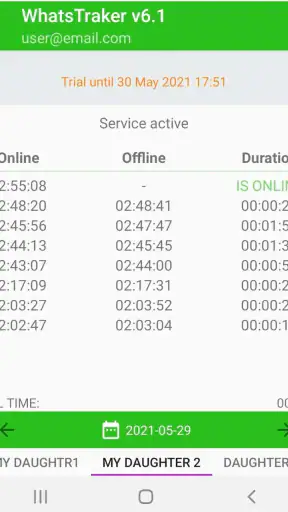 WhatsTraker screenshot