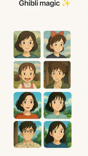 Whimsy AI: Anime Style Filter screenshot