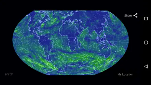 Wind Map Hurricane Tracker, 3D screenshot