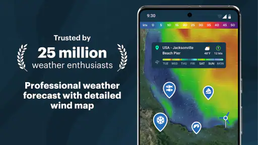 Windy.app: wind & weather live screenshot