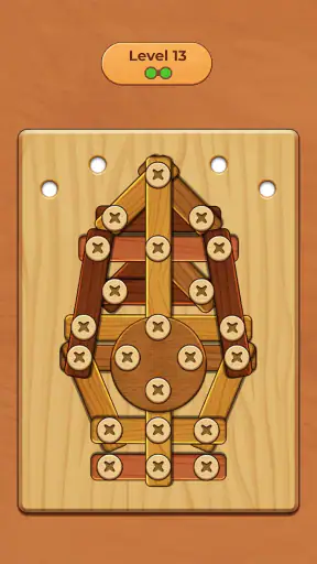Wood Screw Puzzle screenshot