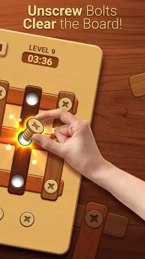 Woodle - Wood Screw Puzzle screenshot