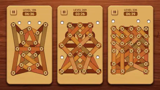 Woodle - Wood Screw Puzzle screenshot